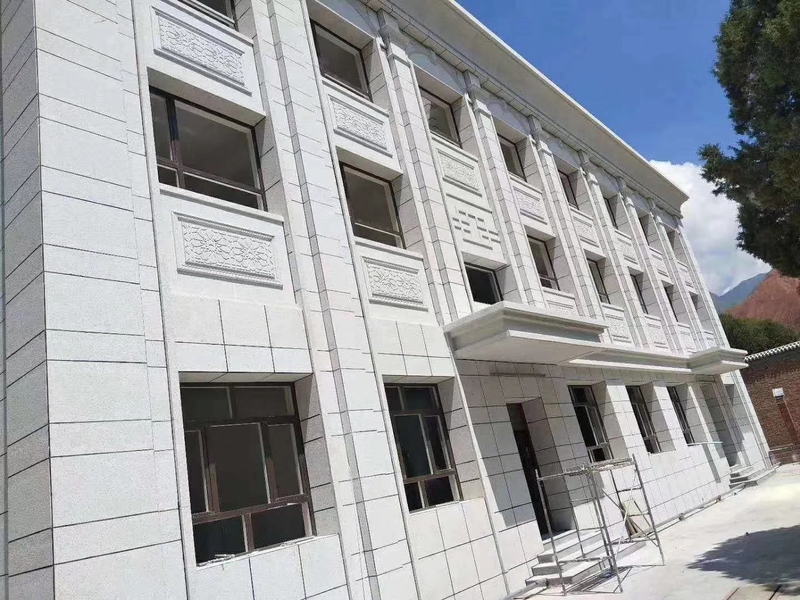 白麻石材外墻干掛
